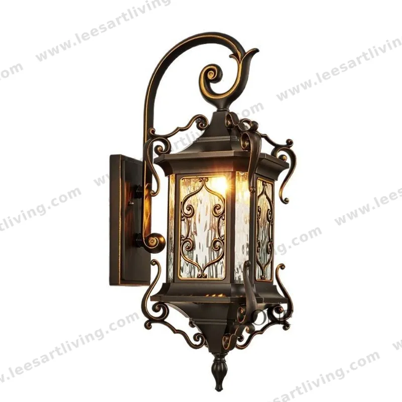 HJ-BD-141 Outdoor Wall Lamp Waterproof Lighting for Villa Garden Vintage Courtyard 