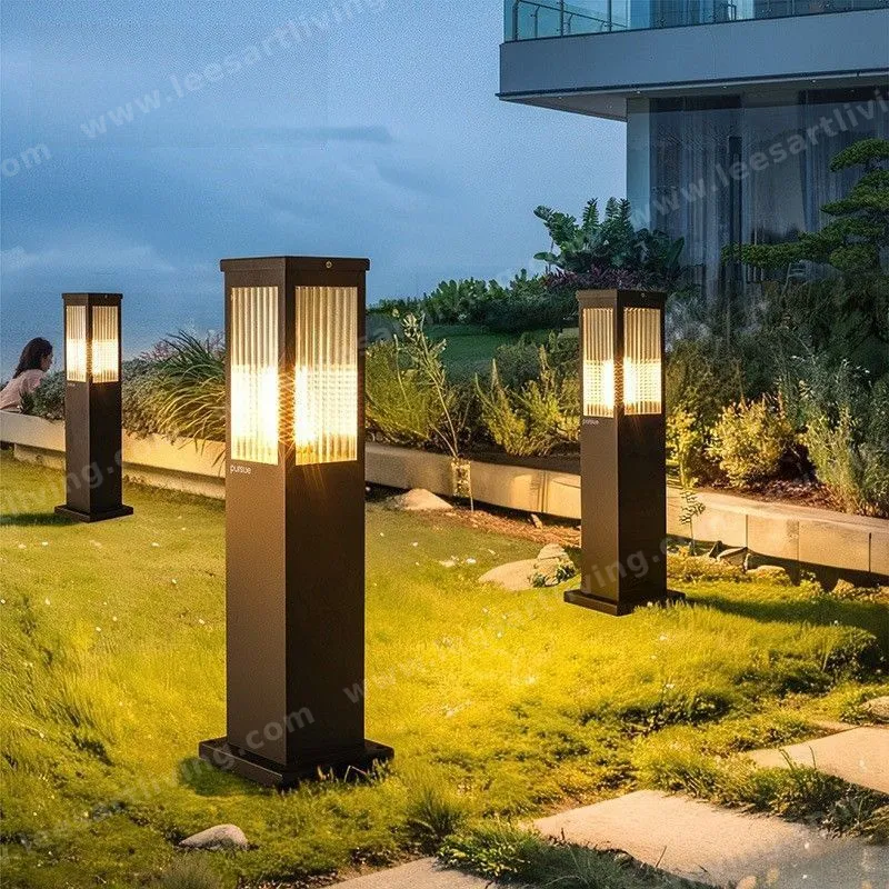 HJ-CPD-152 European Classical High-grade Waterproof Outdoor Decorative Pillar Light,Fence Post Lamp Wall Gate for Garden Courtyard