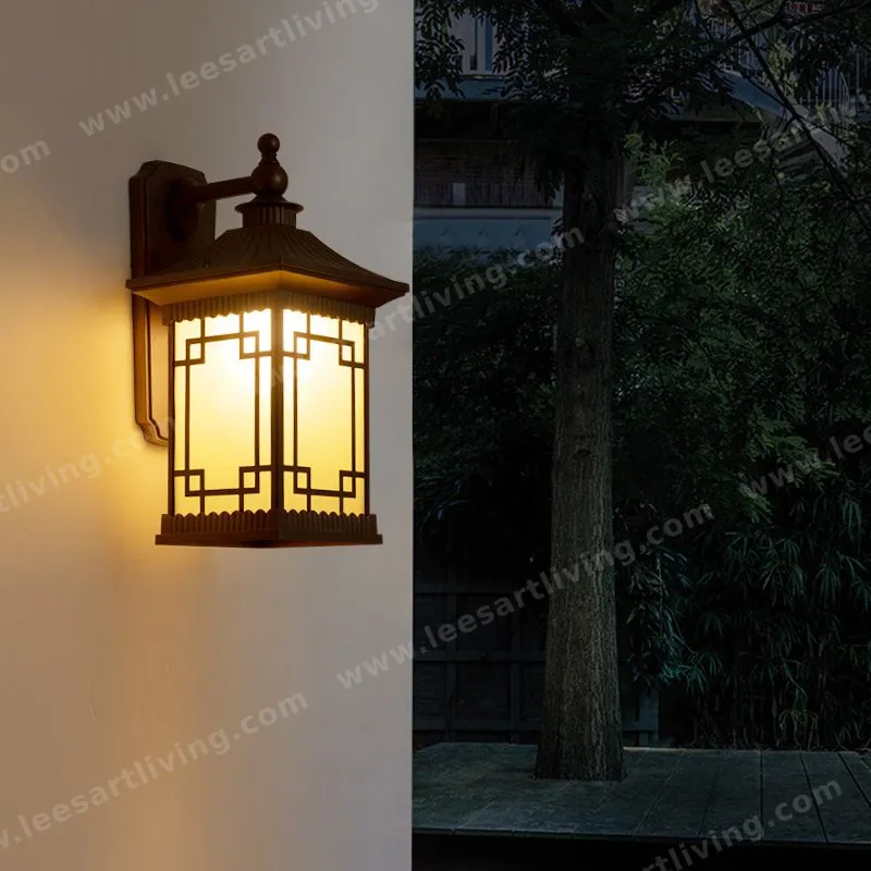 HJ-BD-1005 Outdoor Wall Lamp Waterproof Lighting for Villa Garden Vintage Courtyard
