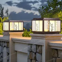 HJ-ZTD-159  European Classical High-grade Waterproof Outdoor Decorative Pillar Light,Fence Post Lamp Wall Gate for Garden Courtyard  