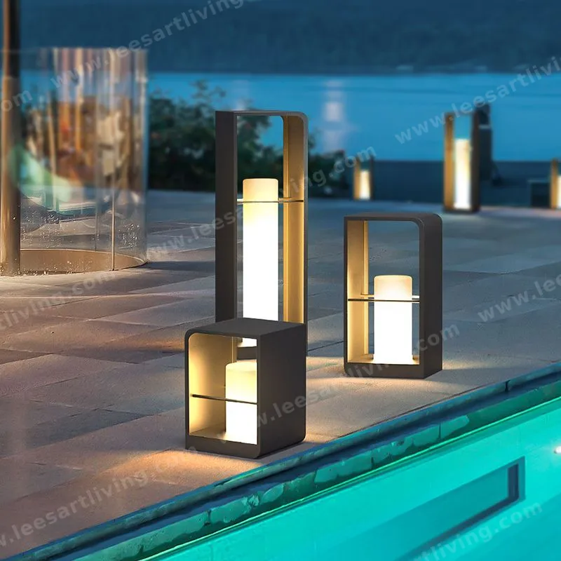 HJ-CPD-121 European Classical High-grade Waterproof Outdoor Decorative Pillar Light,Fence Post Lamp Wall Gate for Garden Courtyard