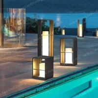 HJ-CPD-121 European Classical High-grade Waterproof Outdoor Decorative Pillar Light,Fence Post Lamp Wall Gate for Garden Courtyard