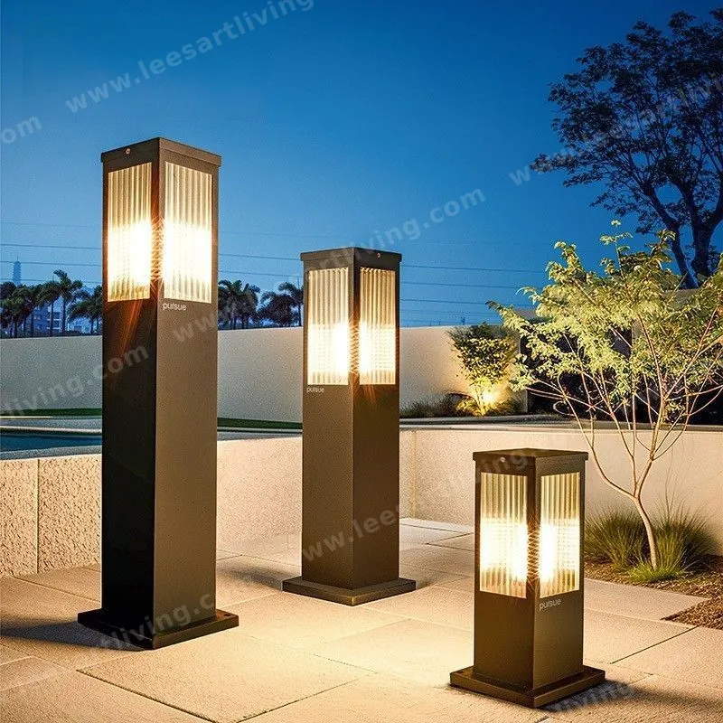 HJ-CPD-152 European Classical High-grade Waterproof Outdoor Decorative Pillar Light,Fence Post Lamp Wall Gate for Garden Courtyard