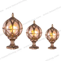 HJ-FJ-169 European Classical High-grade Waterproof Outdoor Decorative Pillar Light,Fence Post Lamp Wall Gate for Garden Courtyard