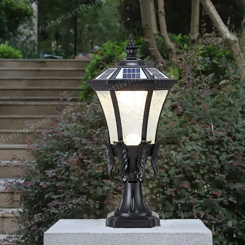 HJ-ZTD-161 European Classical High-grade Waterproof Outdoor Decorative Pillar Light,Fence Post Lamp Wall Gate for Garden Courtyard