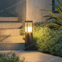 HJ-CPD-152 European Classical High-grade Waterproof Outdoor Decorative Pillar Light,Fence Post Lamp Wall Gate for Garden Courtyard