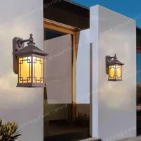 HJ-BD-1005 Outdoor Wall Lamp Waterproof Lighting for Villa Garden Vintage Courtyard 