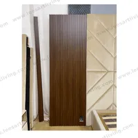 #07767 Luxury Bedroom Set Upholstered Soft Wall Panel  Background Interior Decoration Custom High Big Headboard Villa Bed