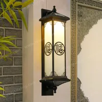 HJ-ZSBD-102 Outdoor Wall Lamp Waterproof Lighting for Villa Garden Vintage Courtyard 