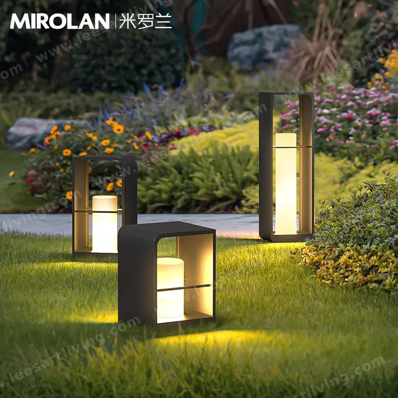 HJ-CPD-121 European Classical High-grade Waterproof Outdoor Decorative Pillar Light,Fence Post Lamp Wall Gate for Garden Courtyard