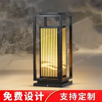 HJ-CPD-136 European Classical High-grade Waterproof Outdoor Decorative Pillar Light,Fence Post Lamp Wall Gate for Garden Courtyard