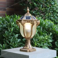 HJ-ZTD-161  European Classical High-grade Waterproof Outdoor Decorative Pillar Light,Fence Post Lamp Wall Gate for Garden Courtyard 