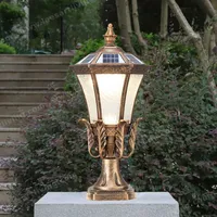 HJ-ZTD-161  European Classical High-grade Waterproof Outdoor Decorative Pillar Light,Fence Post Lamp Wall Gate for Garden Courtyard 