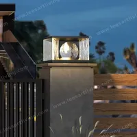 HJ-ZTD-1010  European Classical High-grade Waterproof Outdoor Decorative Pillar Light,Fence Post Lamp Wall Gate for Garden Courtyard 