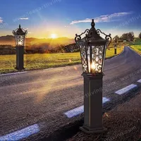 ZTD-152 European Classical High-grade Waterproof Outdoor Decorative Pillar Light,Fence Post Lamp Wall Gate for Garden Courtyard 