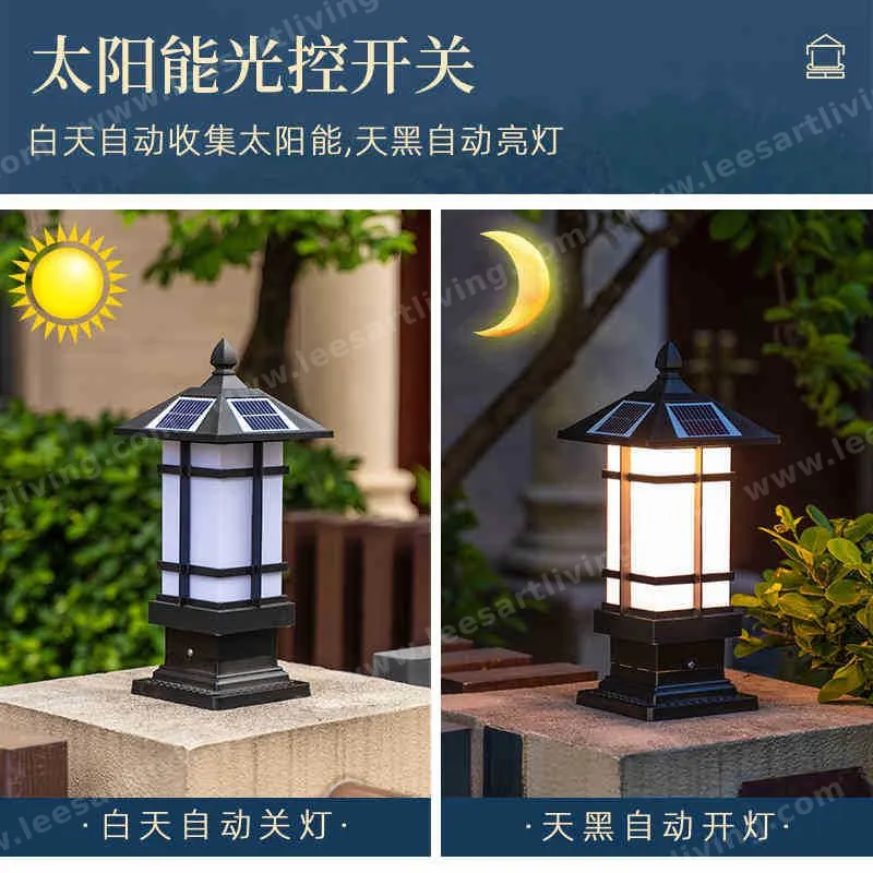 HJ-ZTD-1025 Outdoor Wall Lamp Waterproof Lighting for Villa Garden Vintage Courtyard