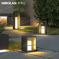 HJ-CPD-121 European Classical High-grade Waterproof Outdoor Decorative Pillar Light,Fence Post Lamp Wall Gate for Garden Courtyard