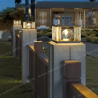 HJ-ZTD-1010  European Classical High-grade Waterproof Outdoor Decorative Pillar Light,Fence Post Lamp Wall Gate for Garden Courtyard 