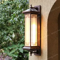 HJ-ZSBD-102 Outdoor Wall Lamp Waterproof Lighting for Villa Garden Vintage Courtyard 