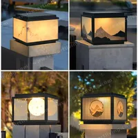 HJ-ZTD-902 European Classical High-grade Waterproof Outdoor Decorative Pillar Light,Fence Post Lamp Wall Gate for Garden Courtyard