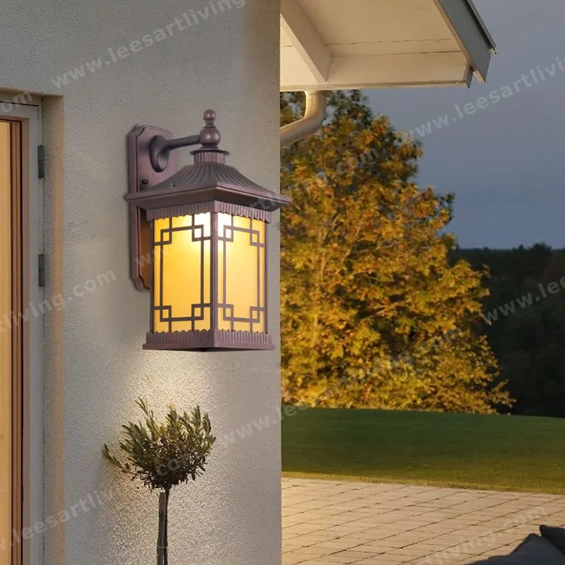 HJ-BD-1005 Outdoor Wall Lamp Waterproof Lighting for Villa Garden Vintage Courtyard