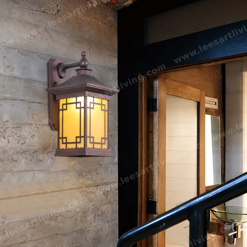 HJ-BD-1005 Outdoor Wall Lamp Waterproof Lighting for Villa Garden Vintage Courtyard