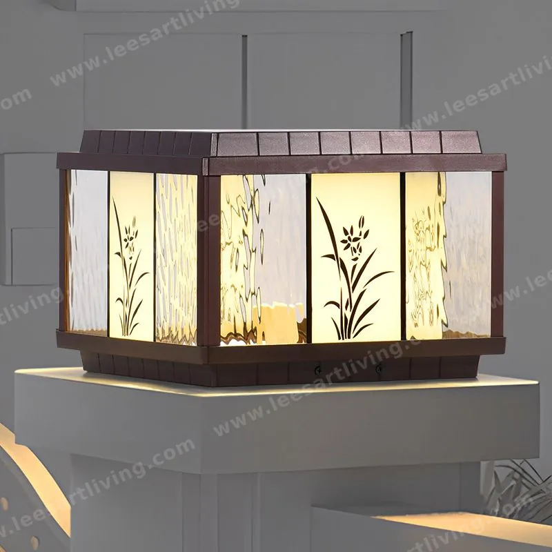 HJ-ZTD-159 European Classical High-grade Waterproof Outdoor Decorative Pillar Light,Fence Post Lamp Wall Gate for Garden Courtyard
