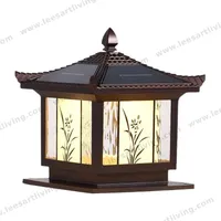 HJ-ZTD-159  European Classical High-grade Waterproof Outdoor Decorative Pillar Light,Fence Post Lamp Wall Gate for Garden Courtyard  