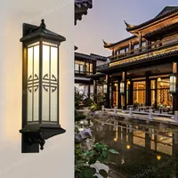 HJ-ZSBD-102 Outdoor Wall Lamp Waterproof Lighting for Villa Garden Vintage Courtyard 