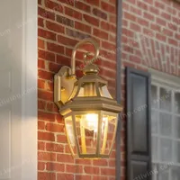 HJ-BD-191 Outdoor Wall Lamp Waterproof Lighting for Villa Garden Vintage Courtyard 