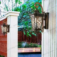 HJ-BD-142 Outdoor Wall Lamp Waterproof Lighting for Villa Garden Vintage Courtyard 
