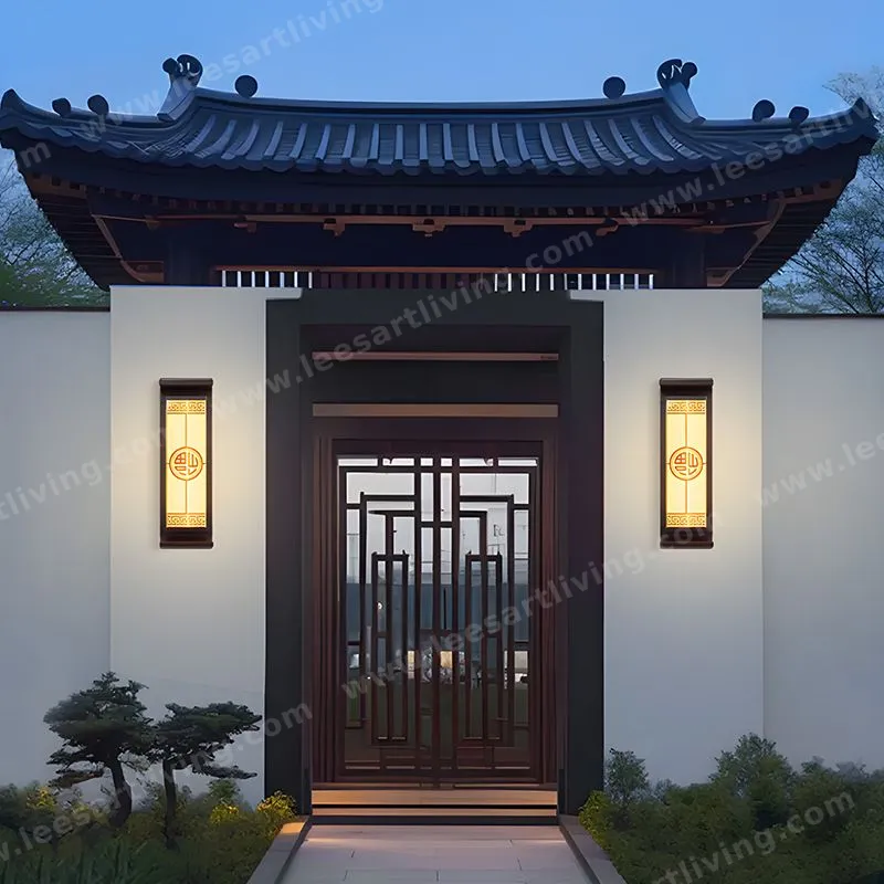 HJ-BD-164 Outdoor Wall Lamp Waterproof Lighting for Villa Garden Vintage Courtyard
