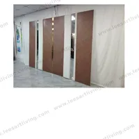 # 07765-2   Luxury Bedroom Set Upholstered Soft Wall Panel Background Interior Decoration Custom High Big Headboard Villa Bed