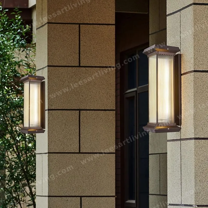 HJ-BD-109 Outdoor Wall Lamp Waterproof Lighting for Villa Garden Vintage Courtyard
