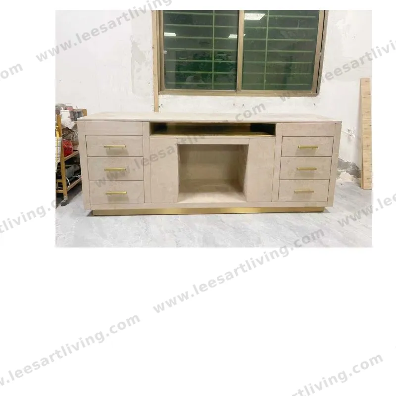 #07770 Luxury Bedroom Set Upholstered Soft Wall Panel Background Interior Decoration Custom High Big Headboard Villa Bed