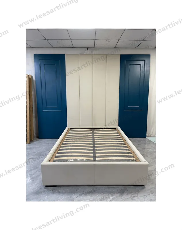#07784 Big Headboard Wall Panel Bed for Villa 5-star Hotel Bedroom