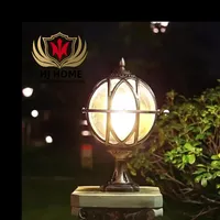 HJ-FJ-169 European Classical High-grade Waterproof Outdoor Decorative Pillar Light,Fence Post Lamp Wall Gate for Garden Courtyard