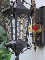HJ-BD-142 Outdoor Wall Lamp Waterproof Lighting for Villa Garden Vintage Courtyard 
