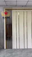 Custom Upholstered Wall Panel With Gold Metal Trim For Headboard Feature Wall Decor Soundproof Wall Protection And Whole House Soft Furniture OEM ODM